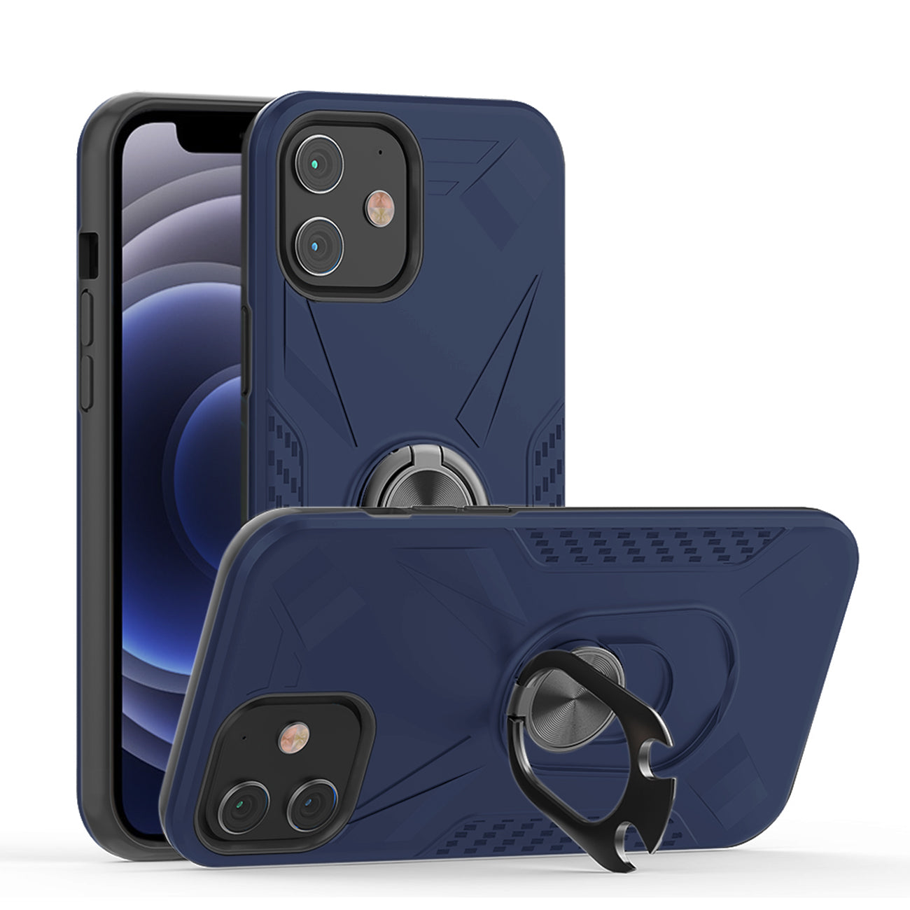 APPLE IPHONE 12 MINI Case with Ring Holder In Blue